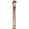 Ekena Millwork Legacy Slat Smooth Bracket w/ Offset Brace, Douglas Fir, 5 1/2"W x 36"D x 48"H BKT0604X36X48LEC06SDF - alternate 3